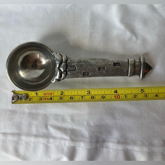 Nautical Lighthouse Pewter Measuring Spoon 1 Tablespoon - Picture 7 of 8
